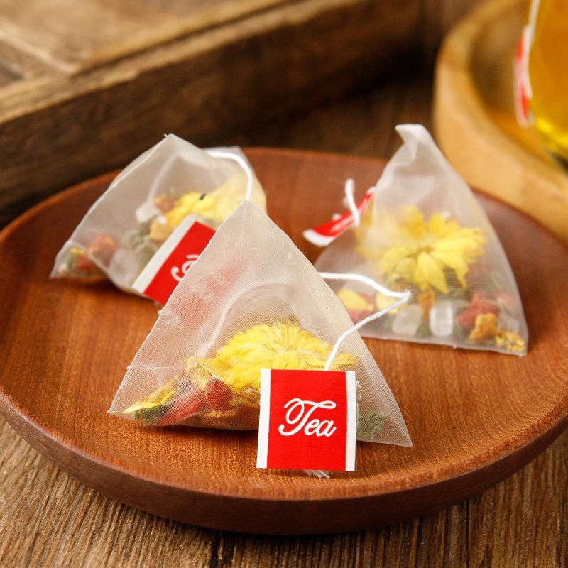Chrysanthemum medlar snow pear rock sugar orange peel osmanthus mint combination tea bag